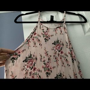 Forever 21 short pink floral dress